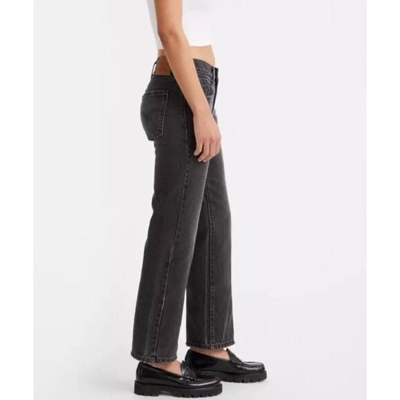 Levi's Women's Premium Middy Ankle Bootcut Denim Jeans Gray Size 27 - Picture 3 of 12